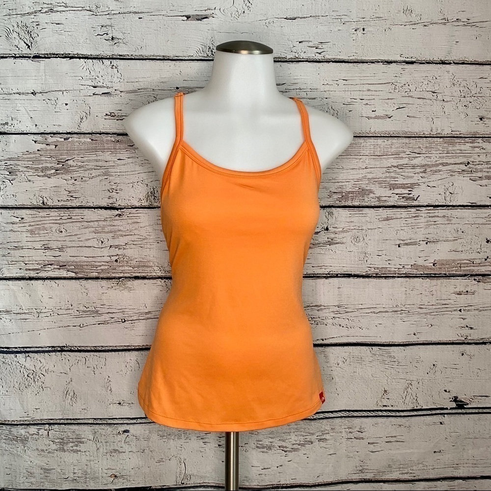 Orange The North Face workout top